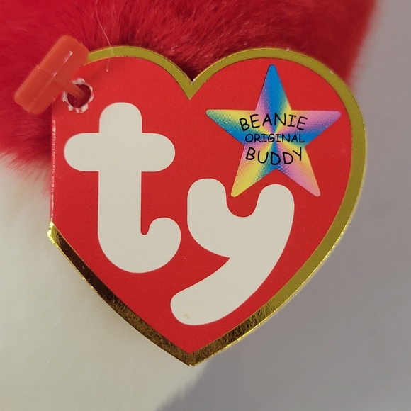 Ty Beanie Buddies Santa 2000 Santa the Beanie Baby Plush Holiday Christmas - Picture 6 of 10